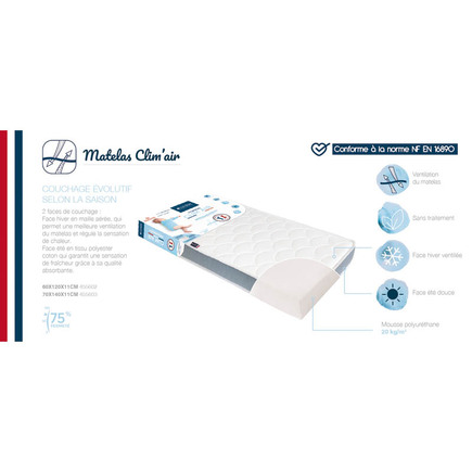 Matelas Clim Air 70x140 cm CANDIDE - 14