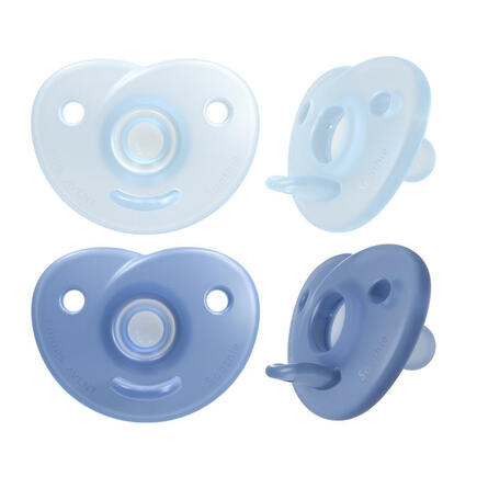 Lot de 2 Soothie cœur 0/3 mois Bleu/Bleu clair  AVENT - 7