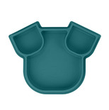 Assiette silicone compartimentée ISY PLATE chien bleu