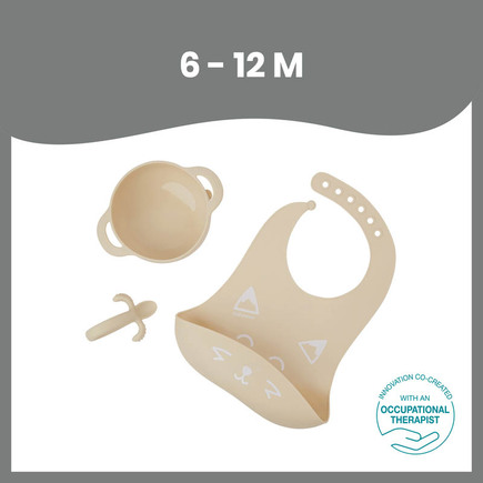 BIBS Coffret bébé - Mes premiers 6 mois, Coffret bébé, 3 pièces