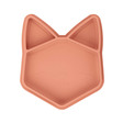 Assiette silicone compartimentée ISY PLATE renard terracotta BABYMOOV