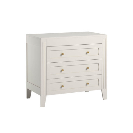 Chambre DUO Lit 70x140 Commode MILENNE by Vox Blanc VOX - 3