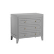 Chambre DUO Lit 70x140 Commode MILENNE by Vox Gris clair VOX - 4