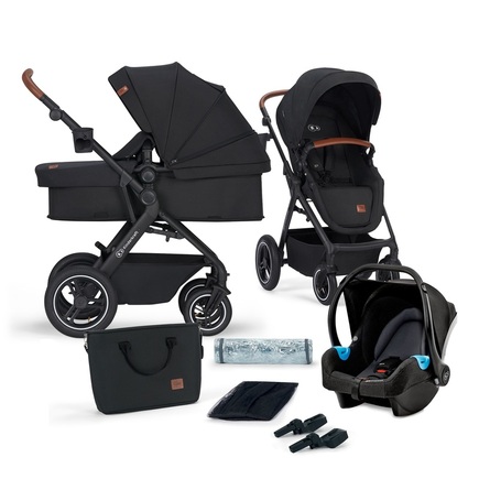 Poussette convertible 3en1 BTOUR Noire KINDERKRAFT