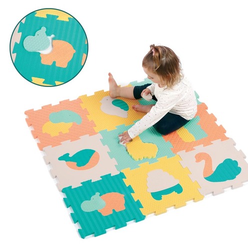 Tapis en Mousse Touch Animaux - LUDI - Jeu d'éveil - Boutique BCD-Jeux