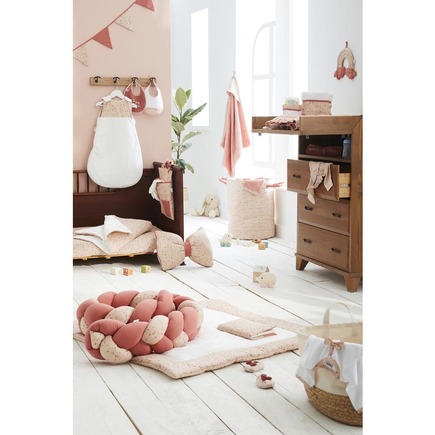 Lot de 2 bavoirs naissance en gaze - Blooming Day BB&CO - 2