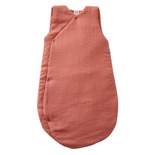 Gigoteuse forme kimono ouatinée gaze Marsala - Mix&Match