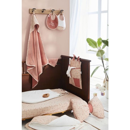 Lot de 2 bavoirs naissance en gaze - Blooming Day BB&CO - 3