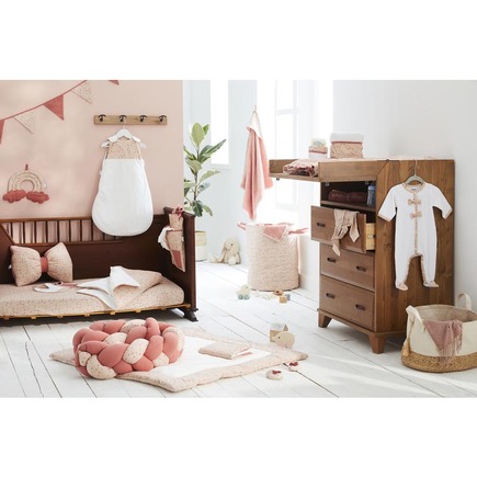 Lot de 2 bavoirs naissance en gaze - Blooming Day BB&CO - 4