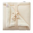 Couverture peluche gaze & microfibre mousse de lait - Mix&Match BB&CO - 2