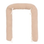 Coussin décoratif beige tricot Boris & Jungo