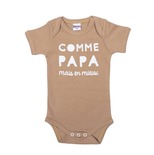 Body manches courtes Comme papa mais en mieux 6 mois