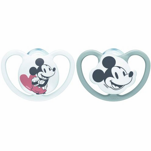 2 Sucettes SPACE 0-6m Mickey NUK