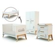 Chambre TRIO CANAILLE Winnie Lit 70x140 Commode 3 tiroirs Armoire AT4