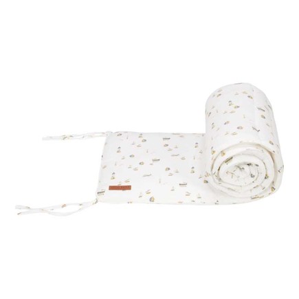 Tour de lit Sailors Bay White 180x30cm LITTLE DUTCH