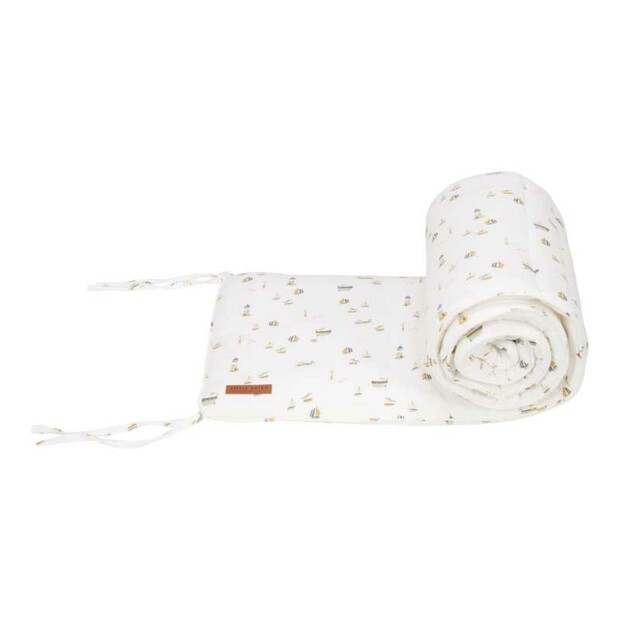 Tour de lit Sailors Bay White 180x30cm LITTLE DUTCH