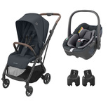 Poussette DUO Leona Pebble 360 Graphite