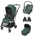Poussette TRIO Leona Pebble 360 Oria Green
