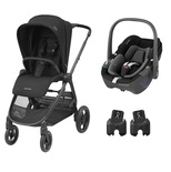 Poussette DUO Street Pebble 360 Black