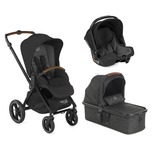 Poussette Trio MUUM Pro + Micro BB + I-KOOS COLD BLACK