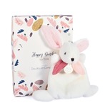 Plaid et doudou lapin personnalisé Happy Pop - D&C - Ourson Câlin