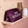 Trousse De Toilette Baby Necessities Aubergine CHILDHOME - 4