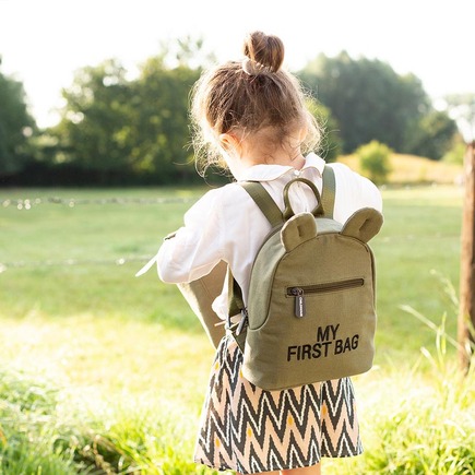 Sac à Dos pour Enfants My First Bag Canvas Kaki CHILDHOME - 8