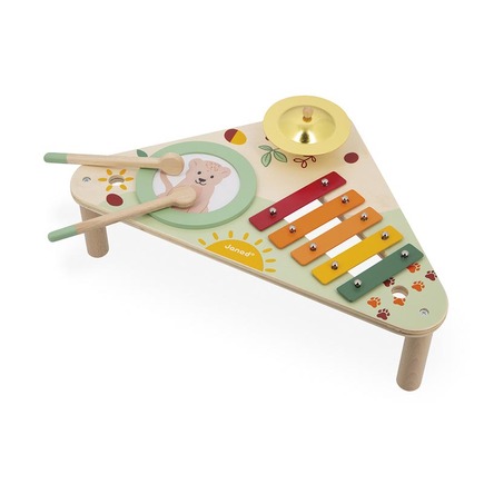 Tambour en bois enfant - Imitation instrument musique JANOD