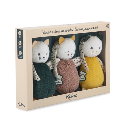 Set de Doudou Sensoriels KALOO, Vente en ligne de Doudou et peluche