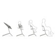Chaise haute LEMO Suede Grey CYBEX - 6