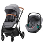 Poussette DUO Strider M + Baby-Safe 3 Grey