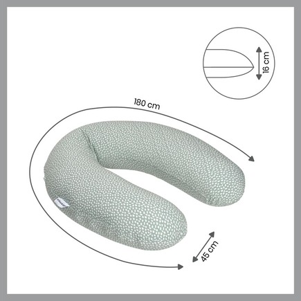 Coussin de maternité Doomoo Buddy Cloudy Kaki BABYMOOV - 2