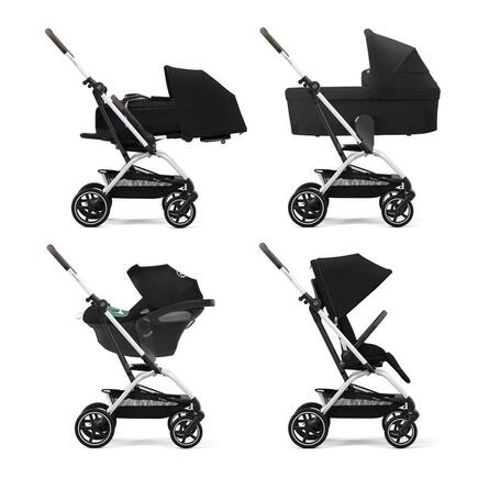 Poussette Eezy S Twist+ 2 SLV Moon Black CYBEX - 4