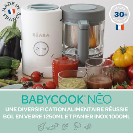 Baby Portion 120 ml Tritan Light Grey BEABA, Vente en ligne de Accessoires  repas bébé