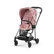 Poussette MIOS Matt Black Simply Flowers Light Pink 2022 CYBEX