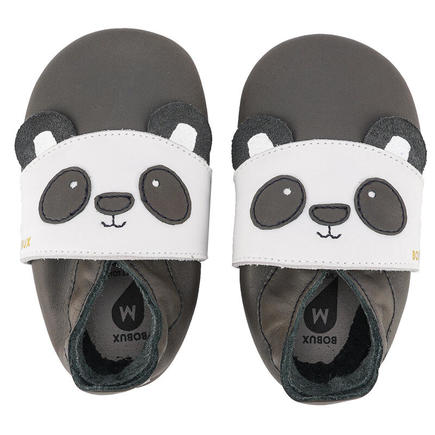 Chaussons en cuir Bam-boo Papa Panda S BOBUX