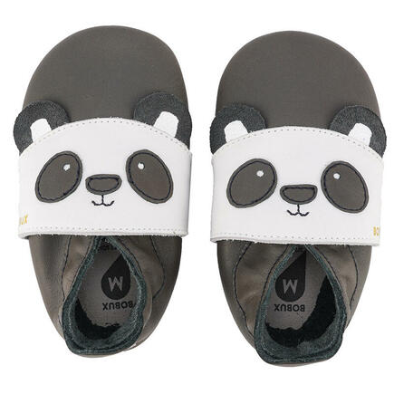 Chaussons en cuir Bam-boo Papa Panda M BOBUX