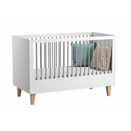 Lit 70x140 Transformable Blanc Concept VOX, Vente en ligne de Lit bébé