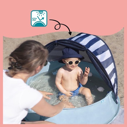 Parc de jeux Anti-UV et piscine pour Bébé - Aquani Marinière Babymoov®