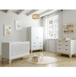Chambre TRIO Lit 60x120 Commode Armoire MIA