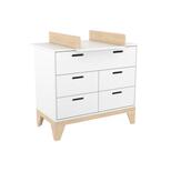 Commode 5 tiroirs avec plan à langer MIA