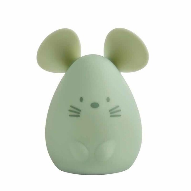 Veilleuse souris medium 12 cm Vert NATTOU