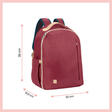 Le Pyla Burgundy multi-pocket Changing Backpack BABYMOOV - 8