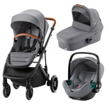 Poussette TRIO Strider M Baby-Safe 3 Nacelle Strider M Grey