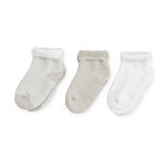 Lot de 3 chaussettes 0-3 mois Beige