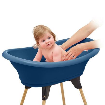 Kit Baignoire VASCO Bleu océan : Baignoire + Pieds + Tuyau de vidange THERMOBABY - 3