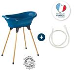 Kit Baignoire VASCO Bleu océan : Baignoire + Pieds + Tuyau de vidange