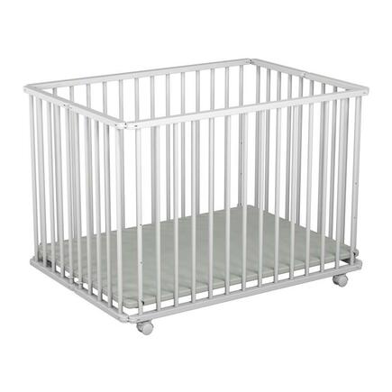 Parc bois pliant ALIZEE 2 Blanc BEBE9 ESSENTIEL