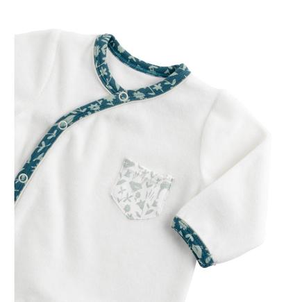 Pyjama Naissance sans col motif végétal Promenons nous SAUTHON Baby déco - 3