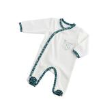 Pyjama Naissance sans col motif végétal Promenons nous